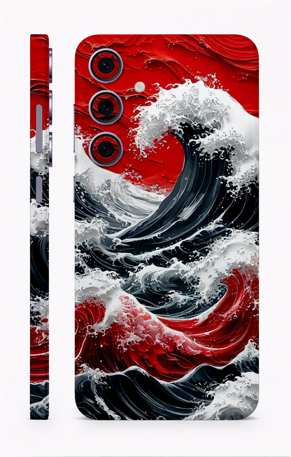 Wave Abstract Mobile Skin
