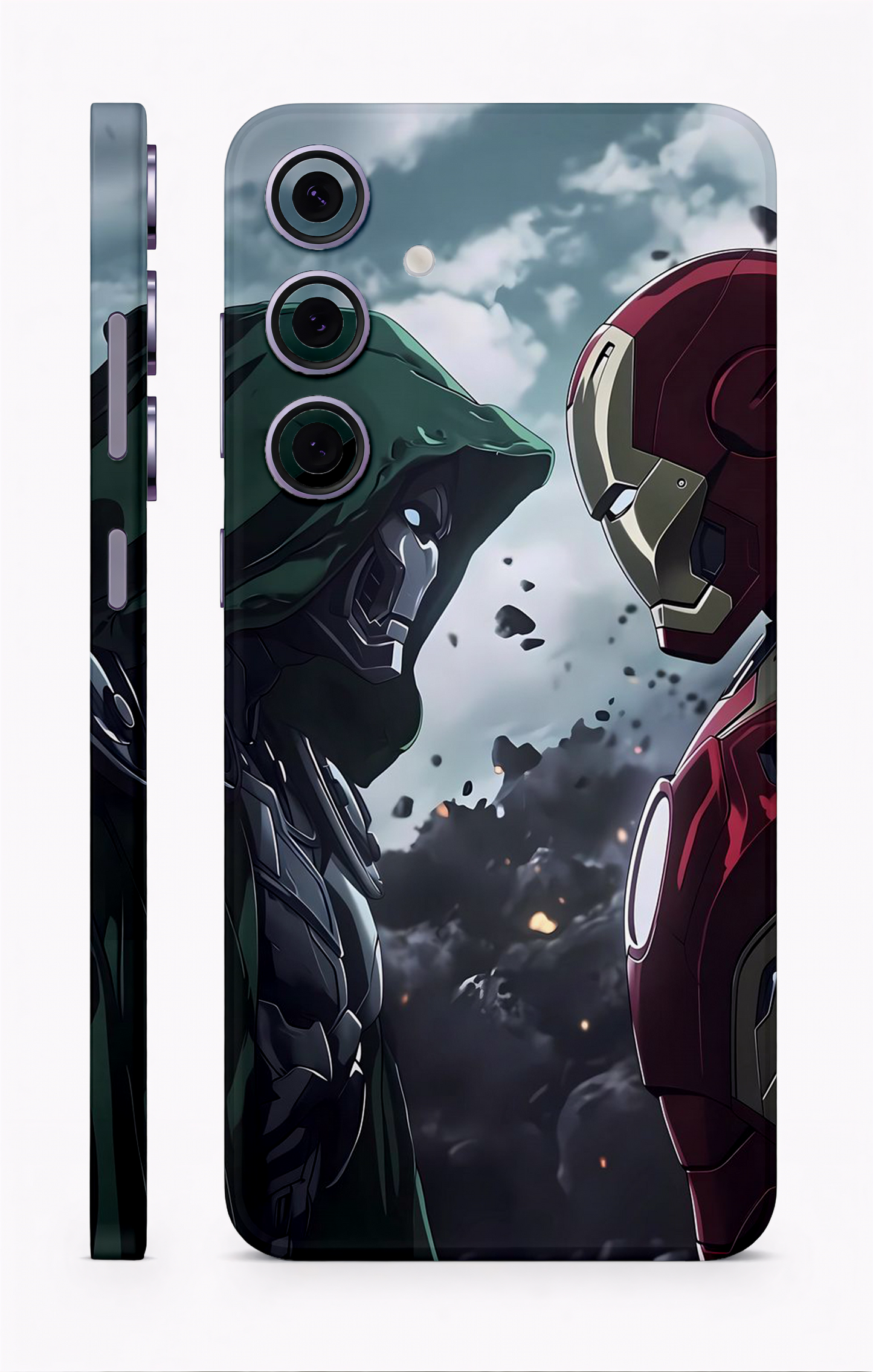 Doctor Doom And Iron Man Mobile Skin