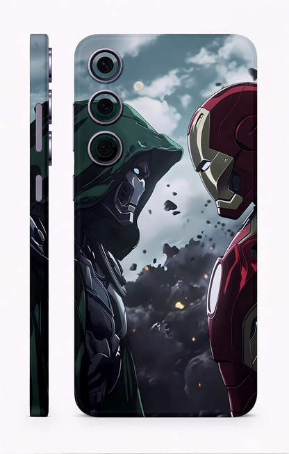 Doctor Doom And Iron Man Mobile Skin