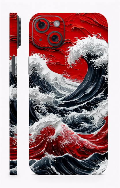Wave Abstract Mobile Skin