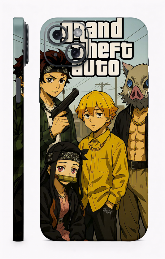 Demon Slayer mobile skin