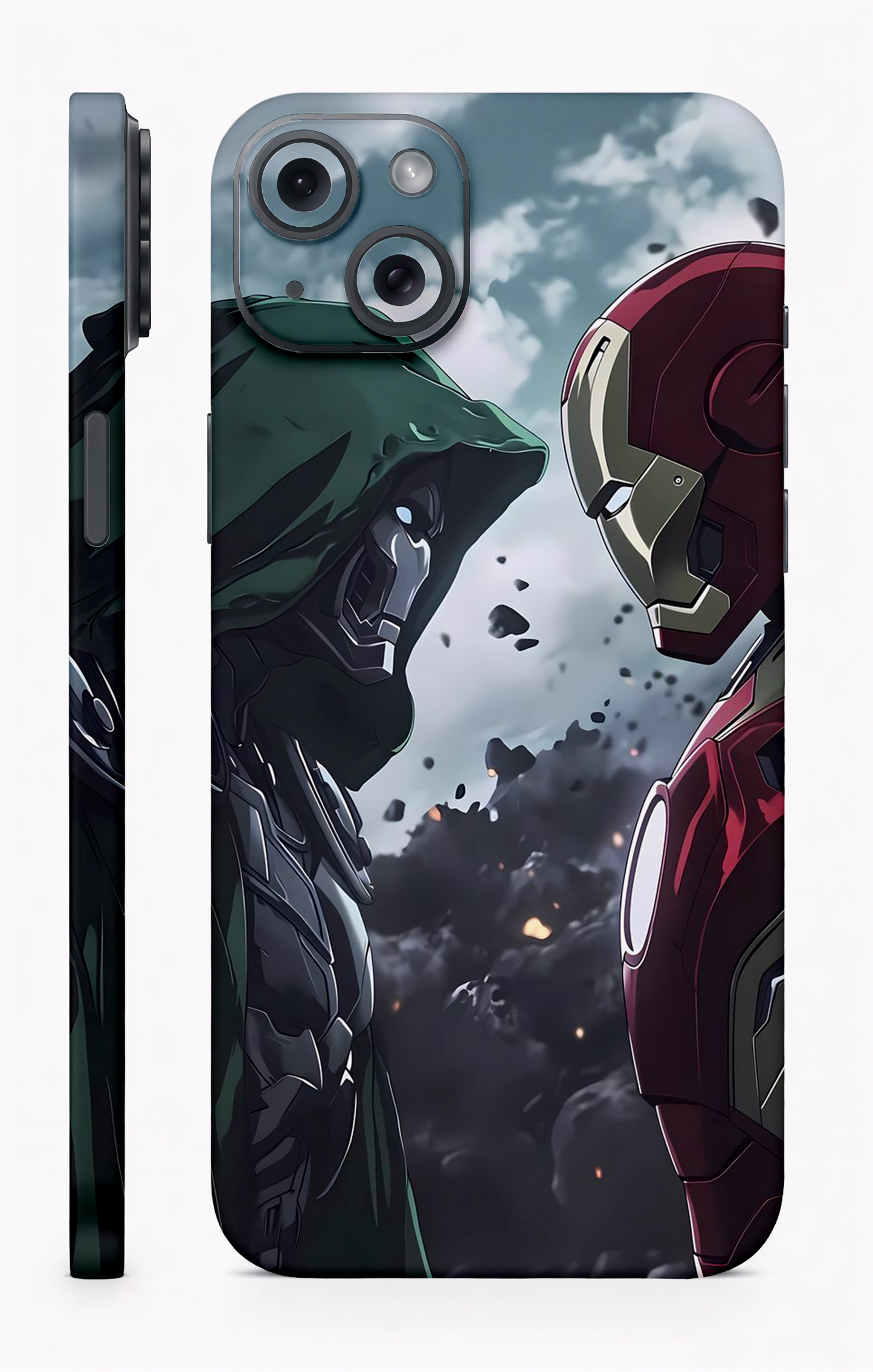 Doctor Doom And Iron Man Mobile Skin